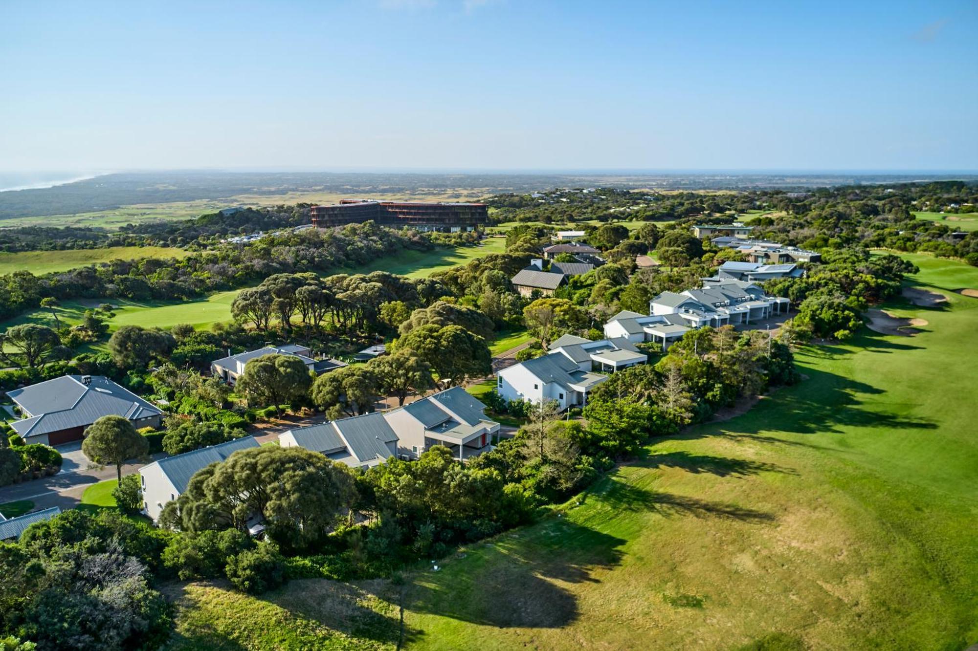 Racv Cape Schanck Resort Eksteriør billede Aerial view of the community